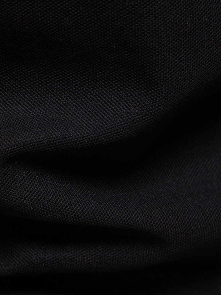 Long Sleeved Giraffe Embroidery Polo Shirt