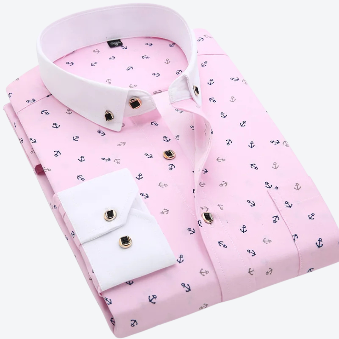 Finnick Nautical Print Shirt