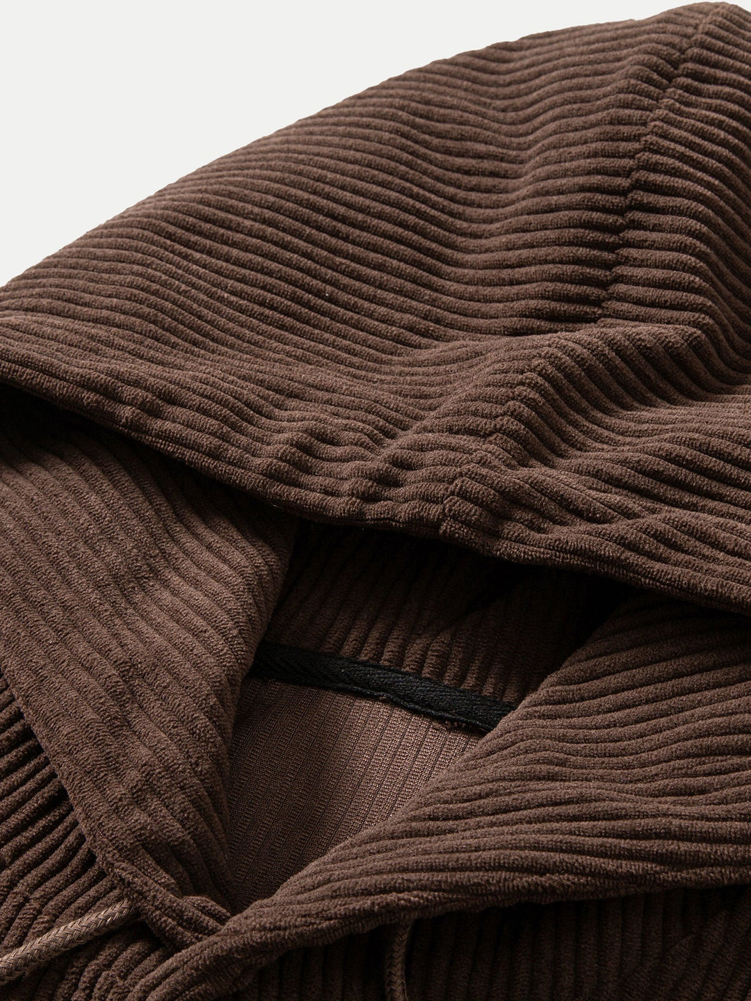 Corduroy Hoodie With Kangaroo Pocket