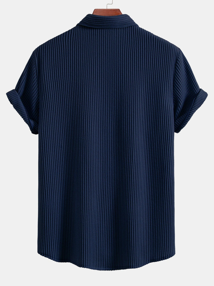 Waffle Button Up Shirt