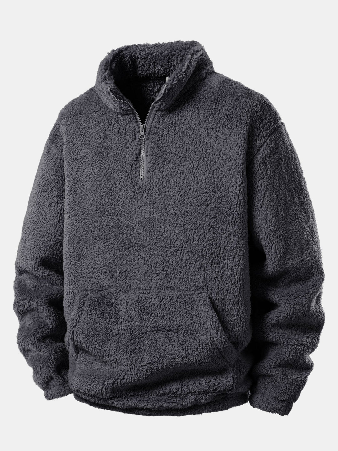 Quarter Zip Teddy Sweatshirt
