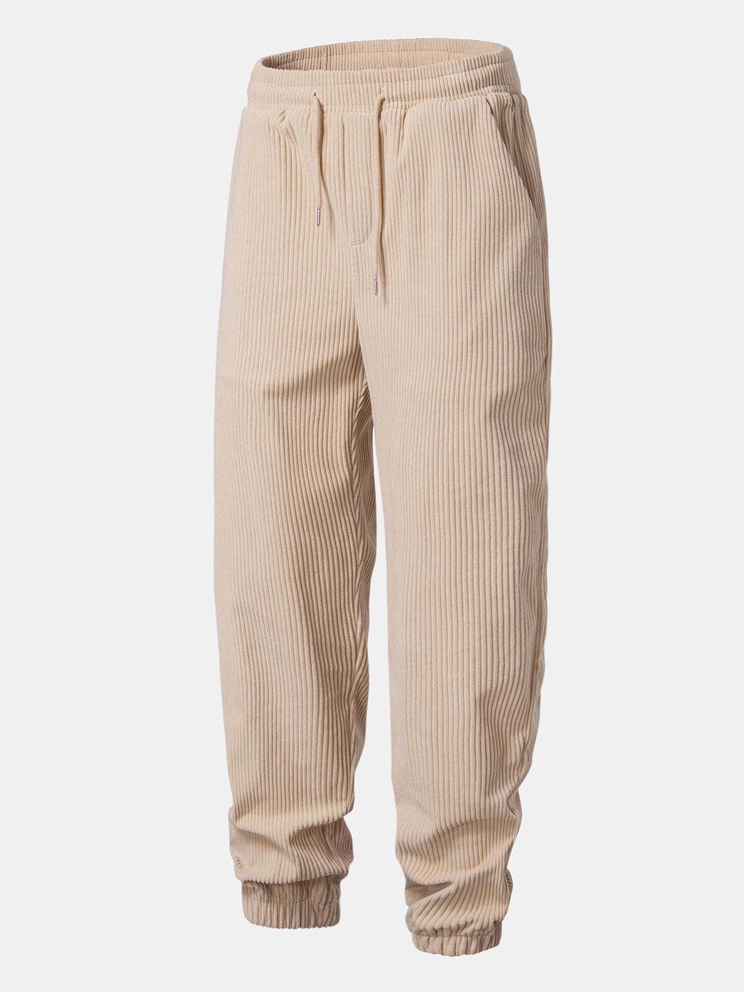 Corduroy Hoodie With Kangaroo Pocket & Corduroy Jogger Pants