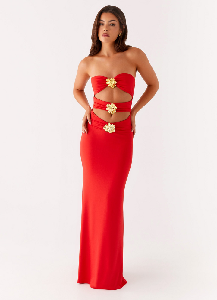 Muse™ | Scarlet Bloom Dress