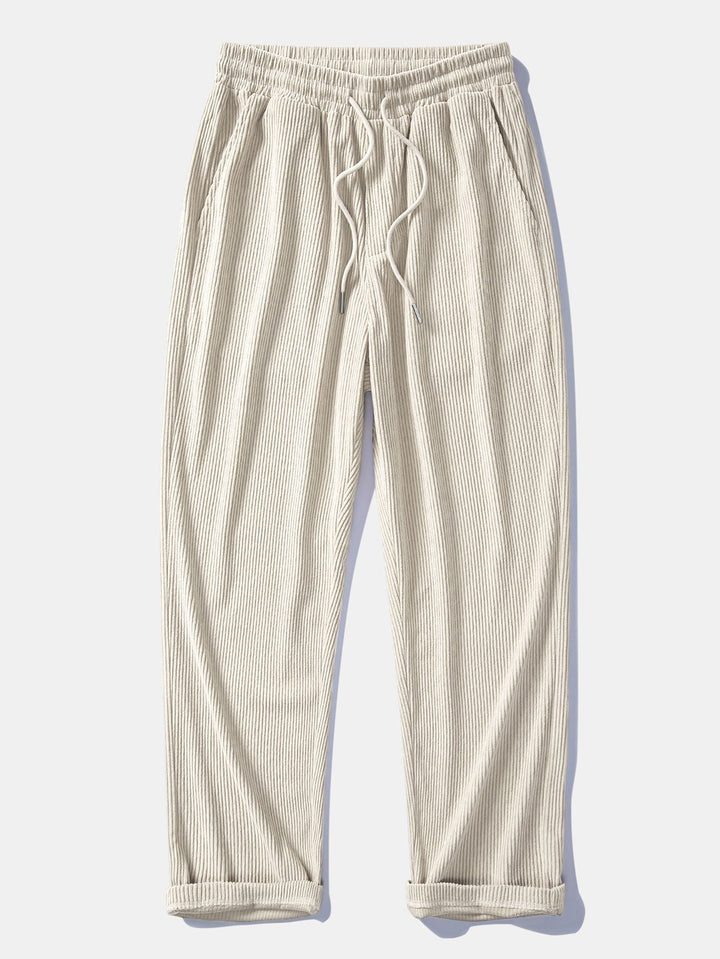 Straight Leg Corduroy Pants