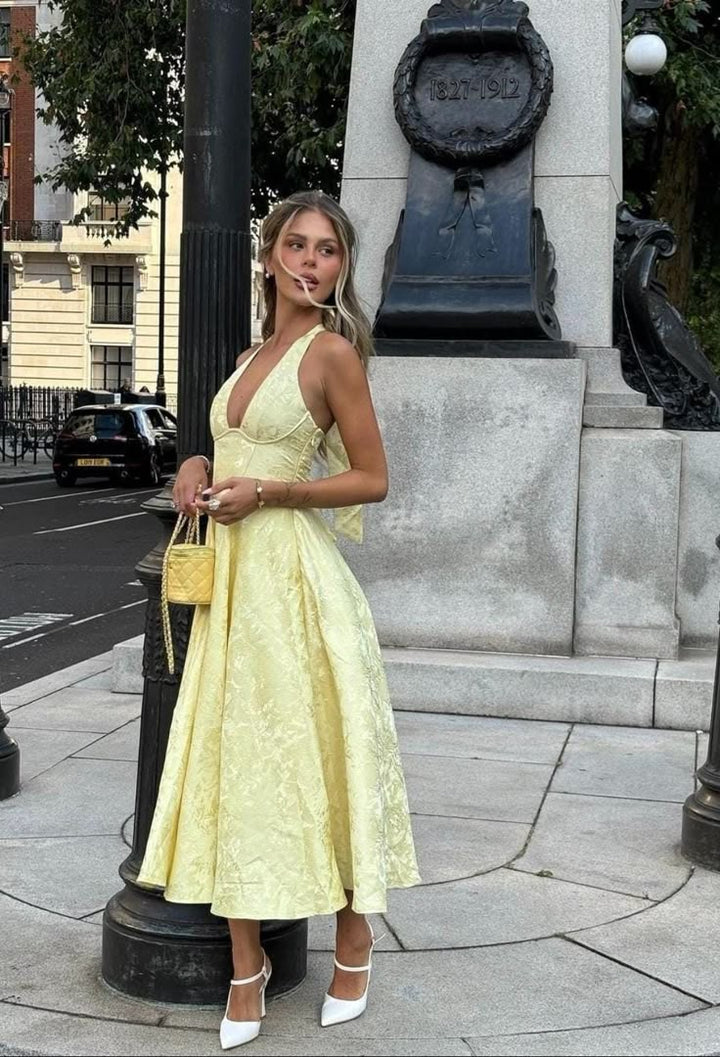 Esmeralda | Elegant Midi Dress