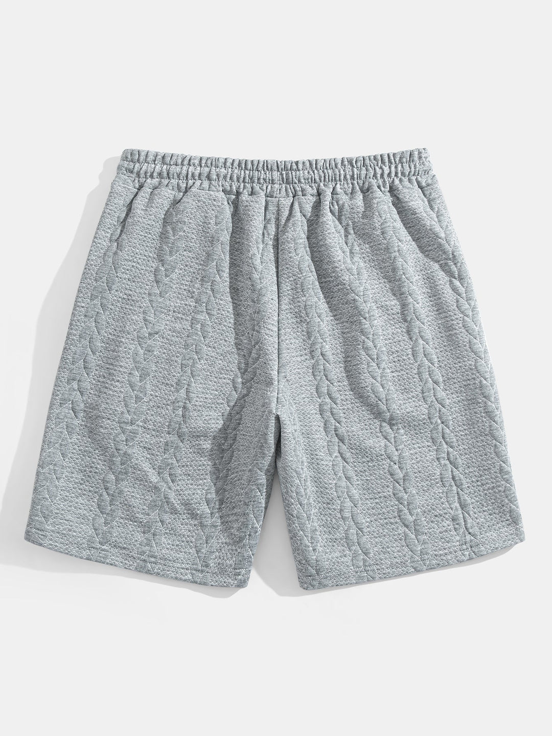 Relax Fit Mid-Length Sleeve Twist Jacquard T-Shirt & Shorts