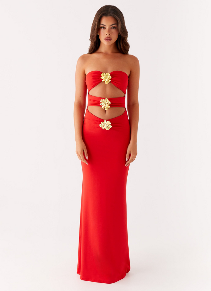 Muse™ | Scarlet Bloom Dress