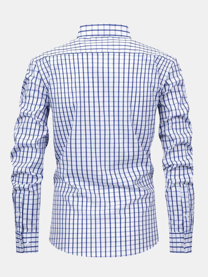 Long Sleeve Plaid Button Up Shirt