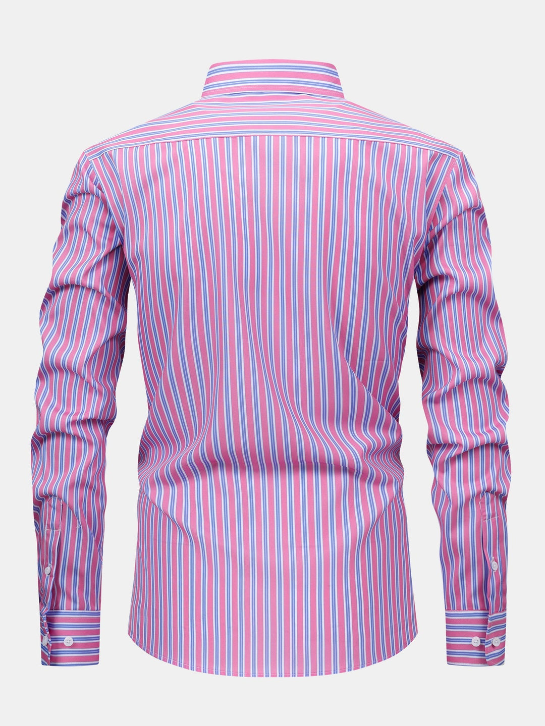 Long Sleeve Stripe Button Up Shirt