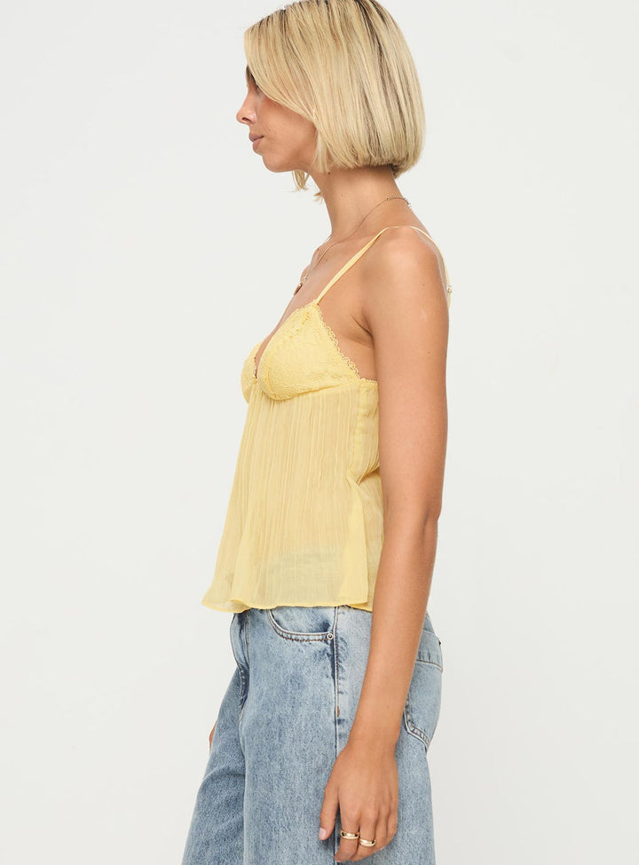 Wilson | Lace Pleated Top