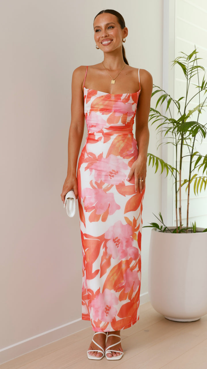 Ashley | Floral Maxi Dress