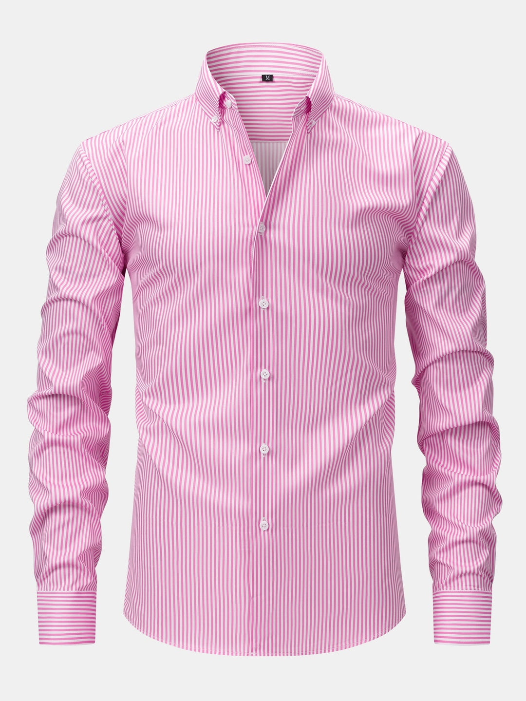 Long Sleeve Stripe Button Up Shirt