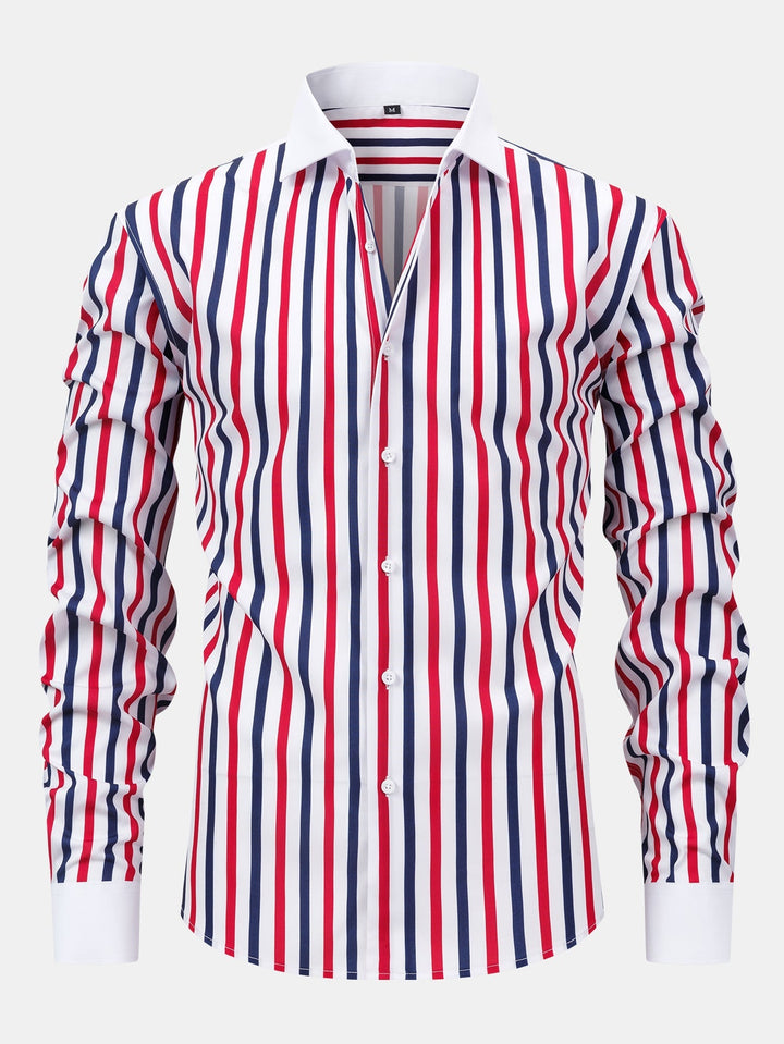 Long Sleeve Stripe Button Up Winchester Shirt