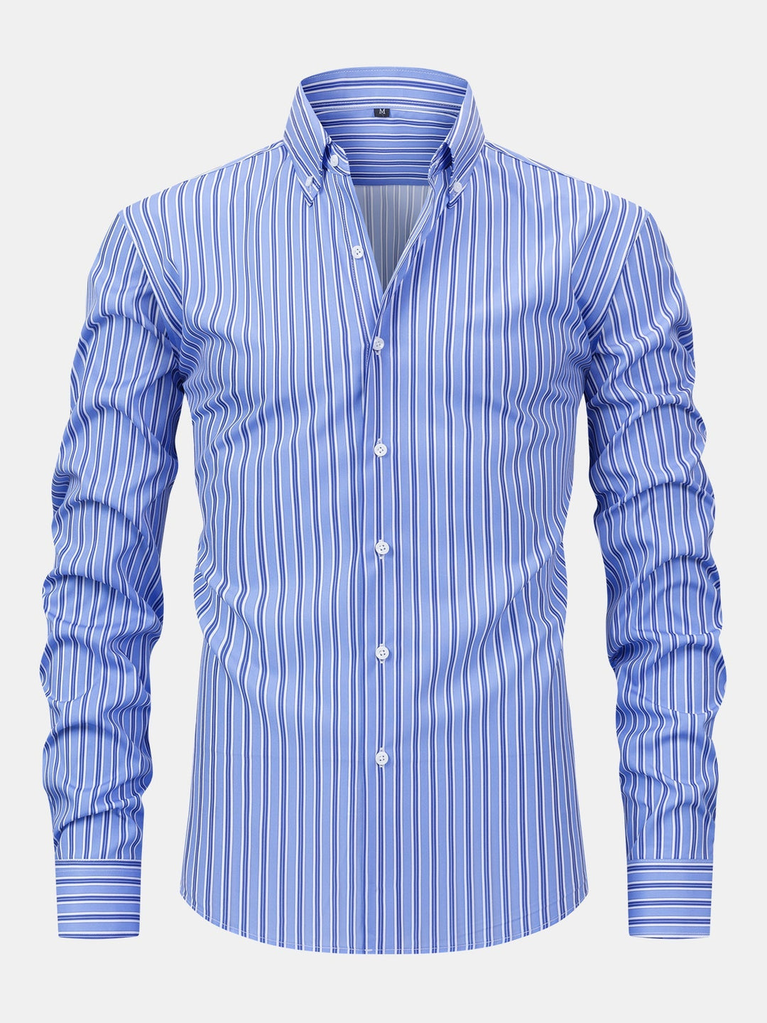 Long Sleeve Stripe Button Up Shirt