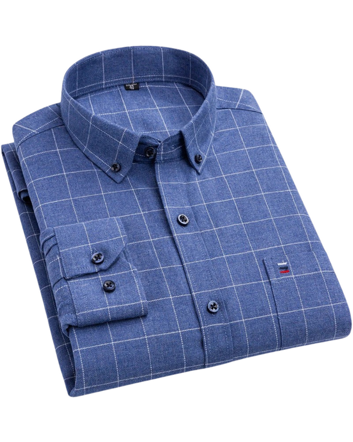 Ellis - Plaid Button-Up Shirt