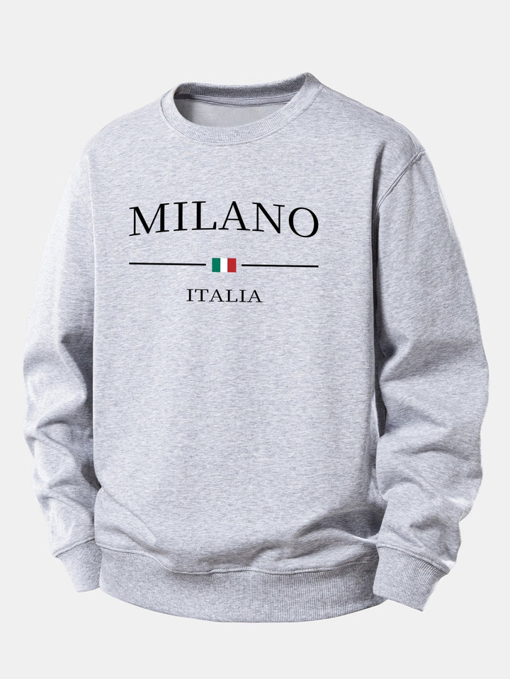 Milano Print Relax Fit Sweatshirt