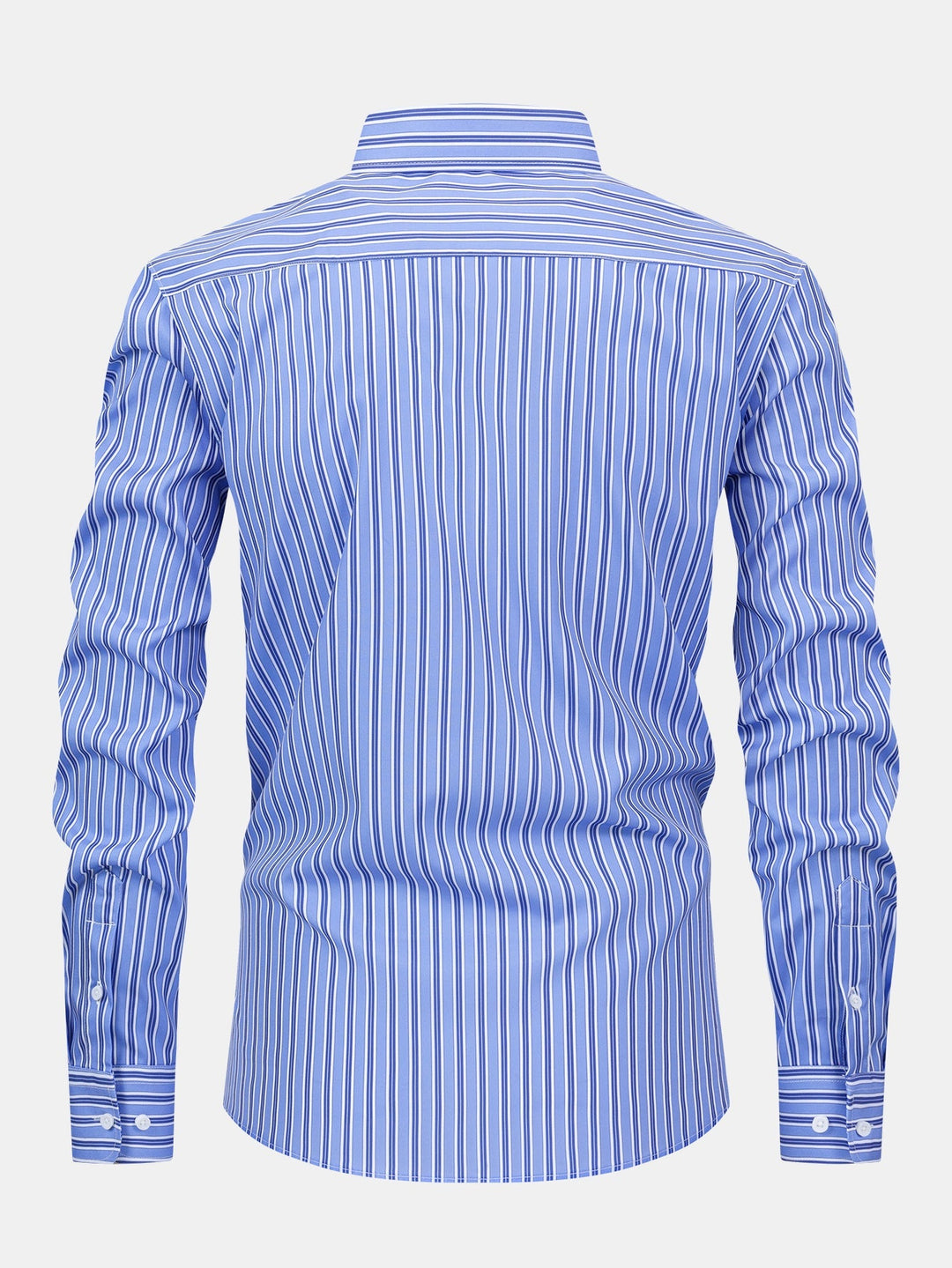 Long Sleeve Stripe Button Up Shirt