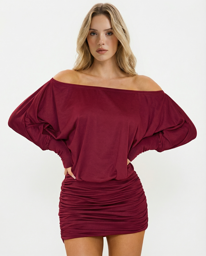 Muse™ | SOLA Ruched Mini Dress