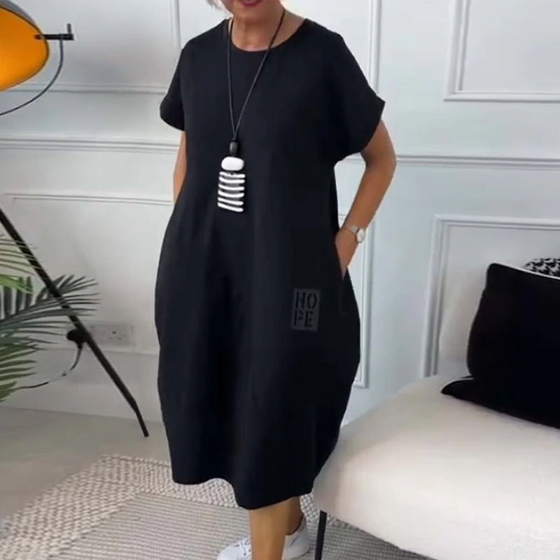Zuzanna | Airy Summer Dress with Round Neckline