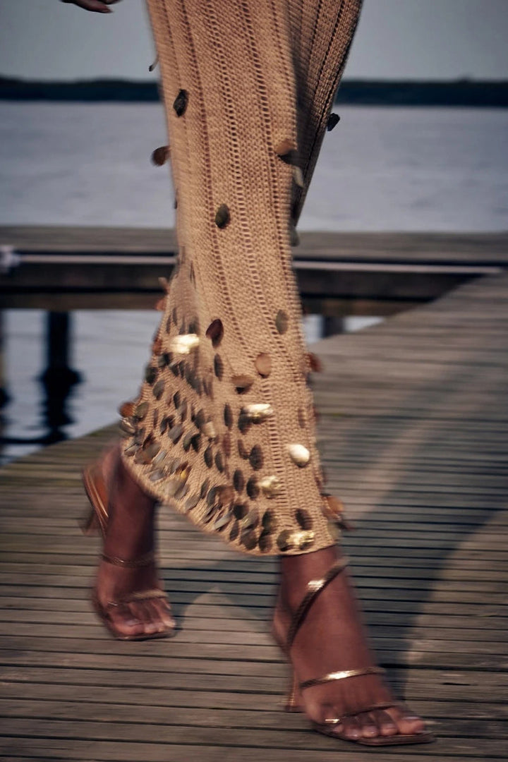 Dolly | Knit Maxi Dress with Feminine Silhouette