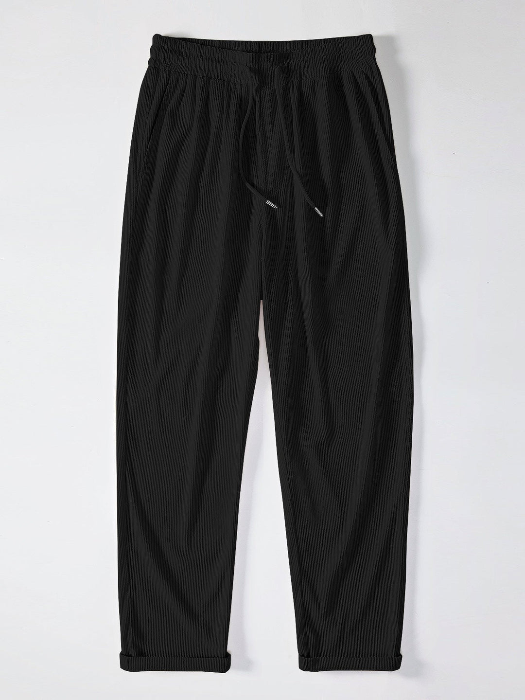 Corduroy Button Up Short Sleeved Shirt & Straight Leg Corduroy Pants