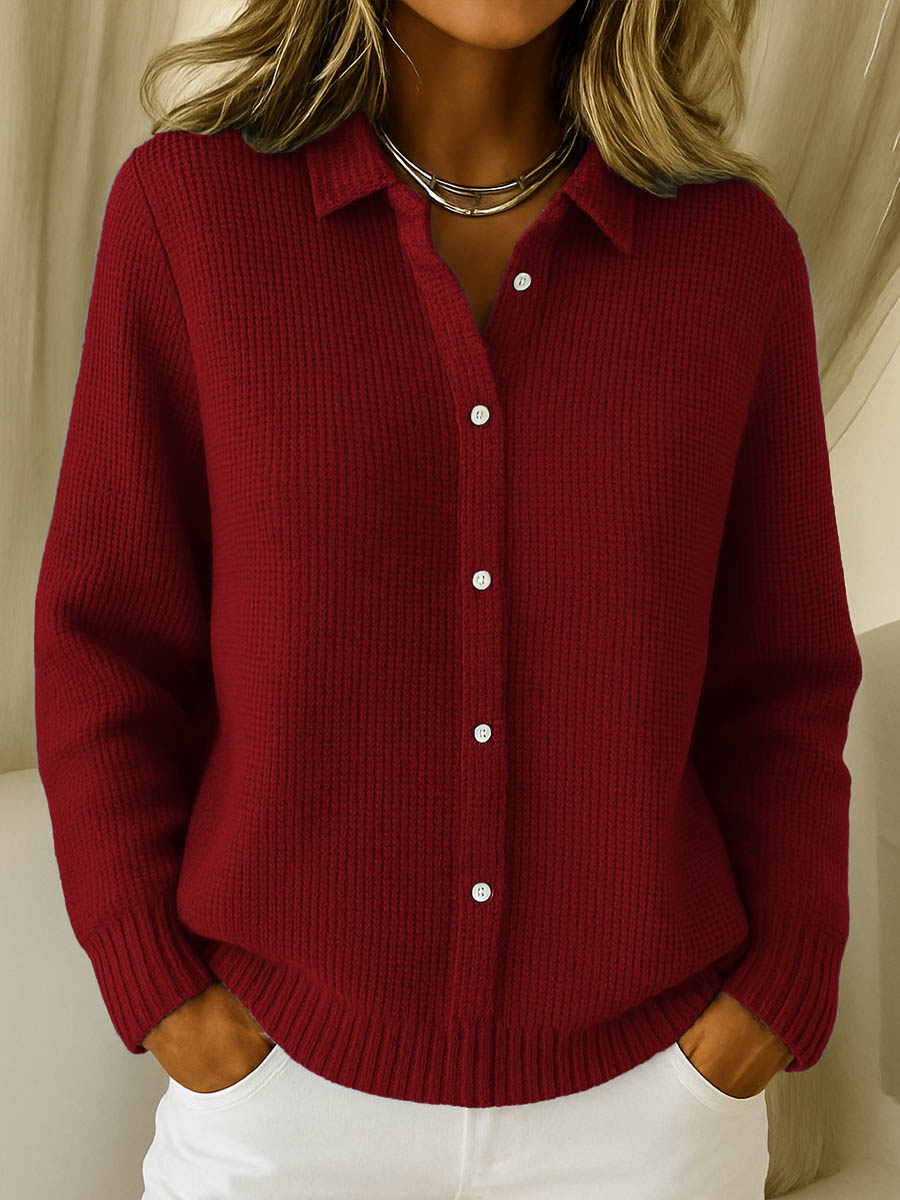 Wilson | classic knitted button cardigan