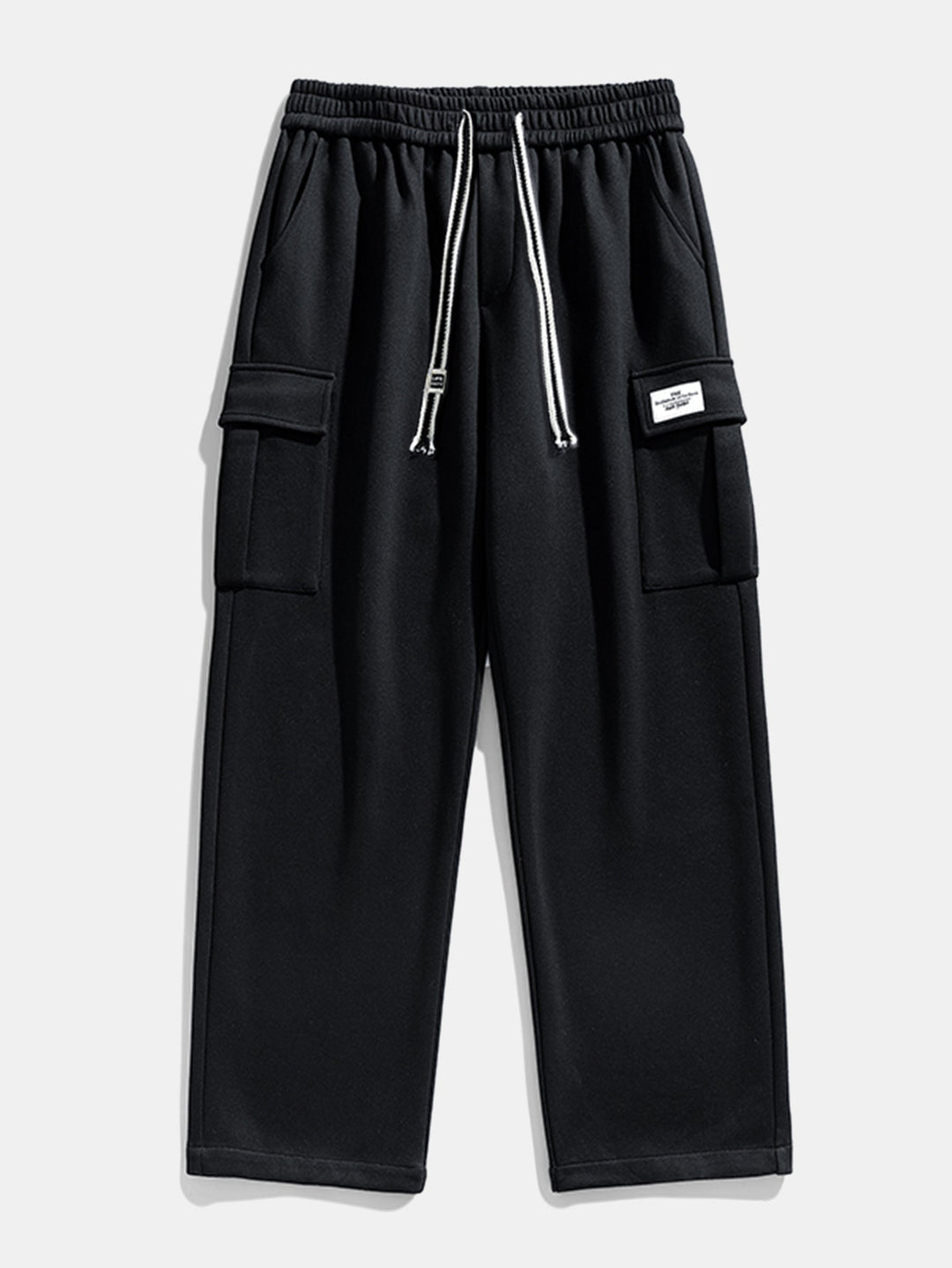 Relax Fit Straight Leg Jersey Cargo Pants