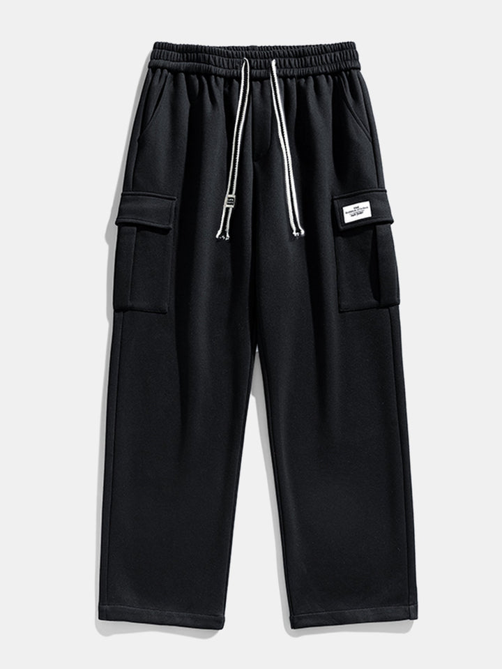 Relax Fit Straight Leg Jersey Cargo Pants