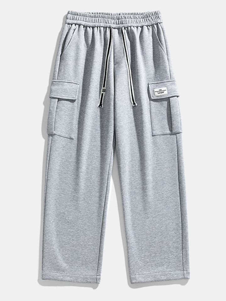Relax Fit Straight Leg Jersey Cargo Pants