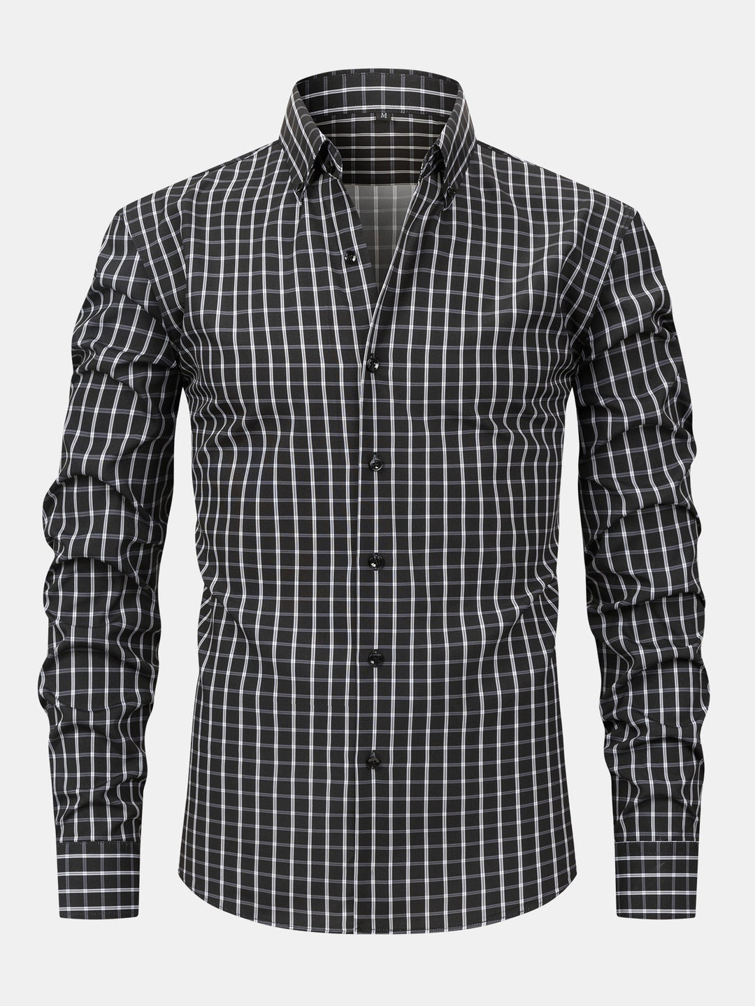 Long Sleeve Plaid Button Up Shirt