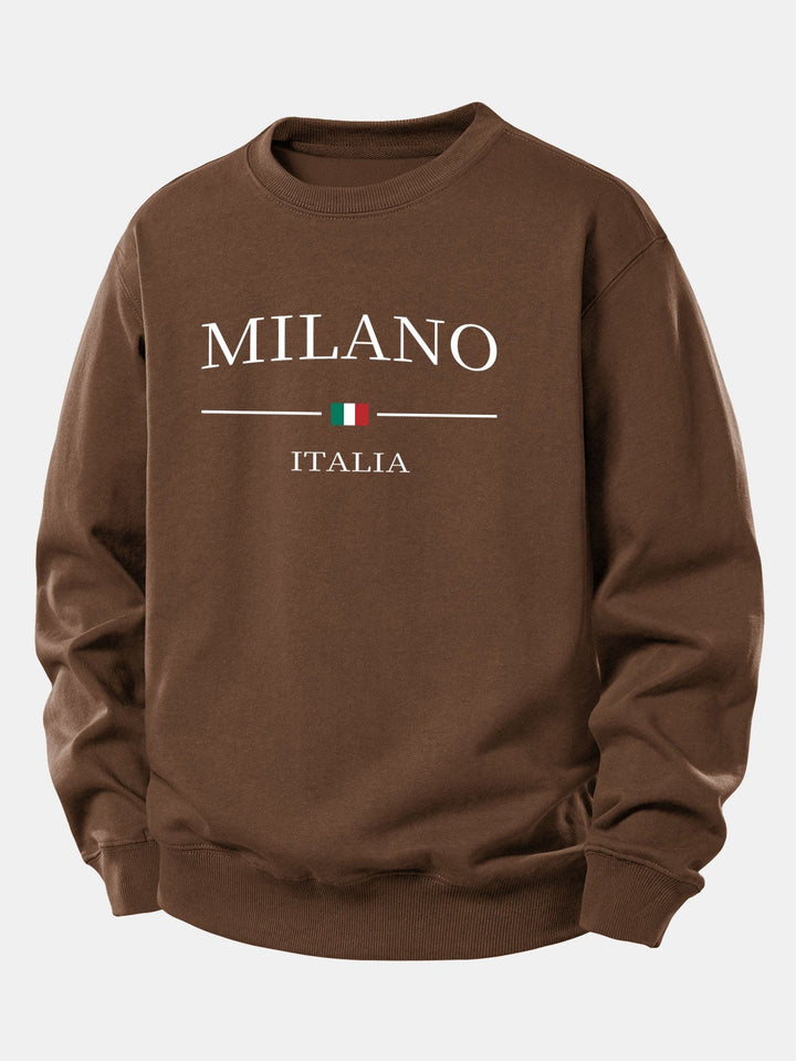 Milano Print Relax Fit Sweatshirt