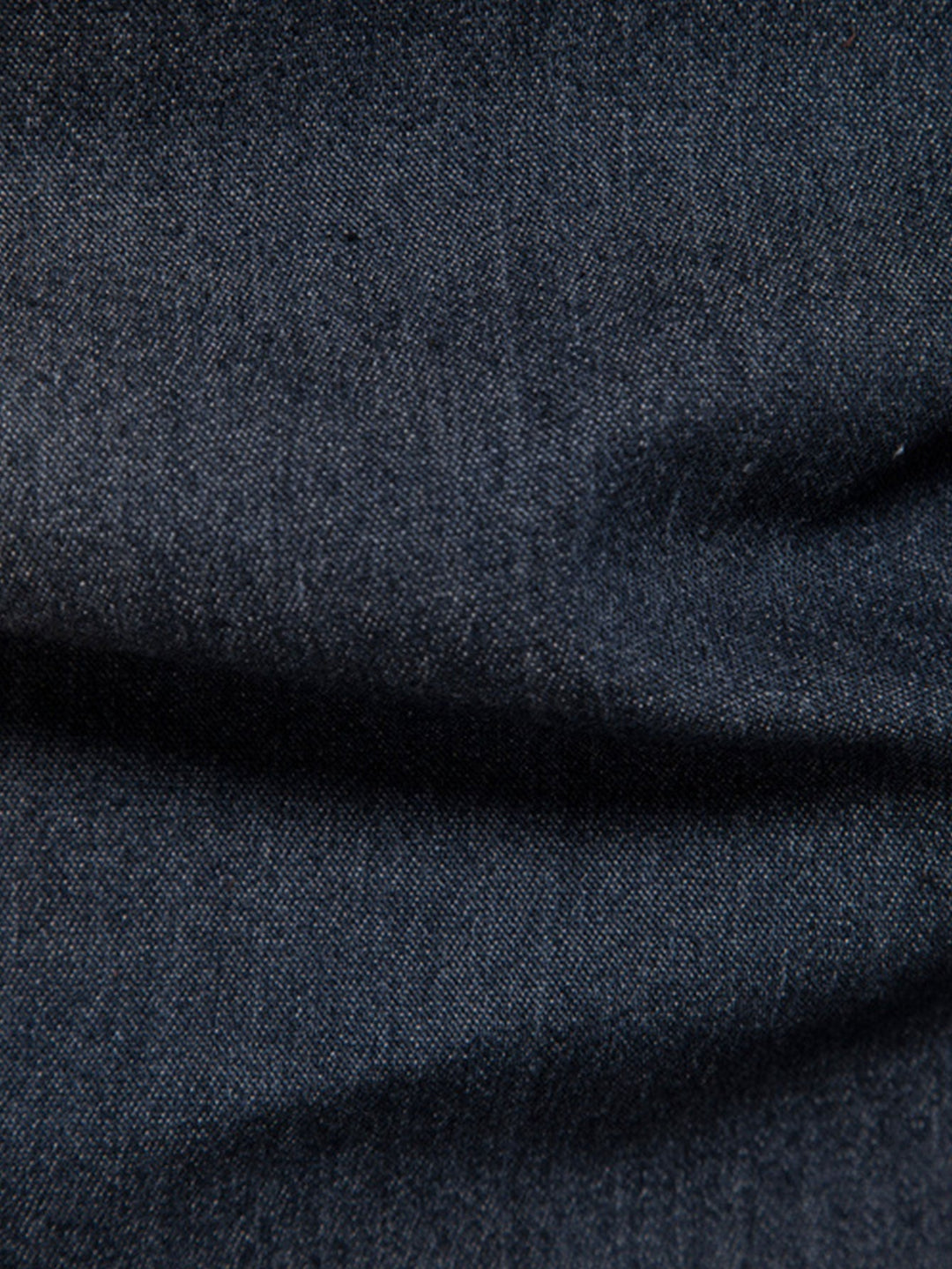Washed Denim Western Shirt With Pockets