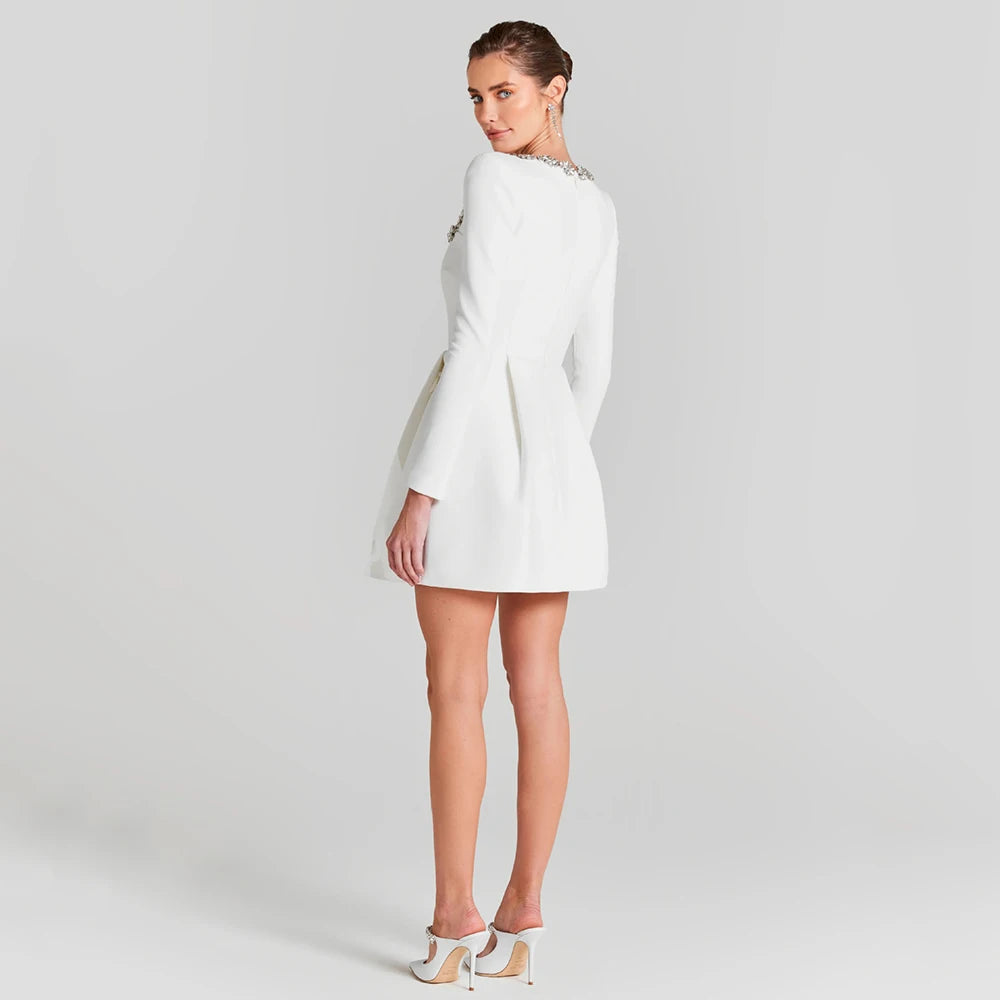 Barbara - Velvet Mini Dress