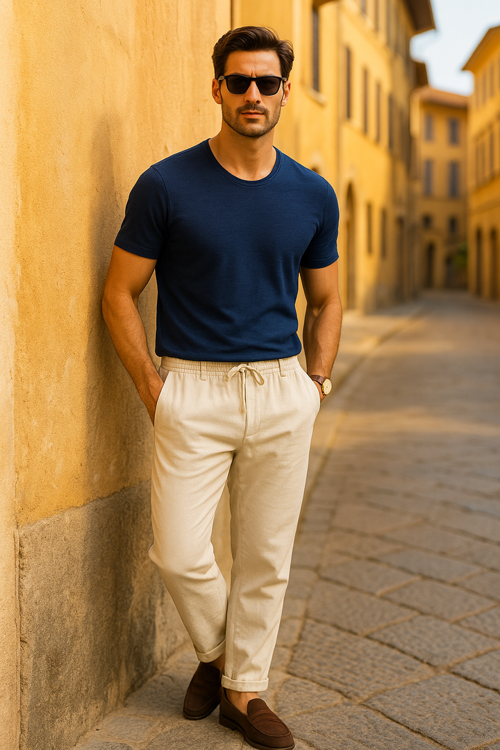 Gianni™ | Linen-Cotton Summer Trousers