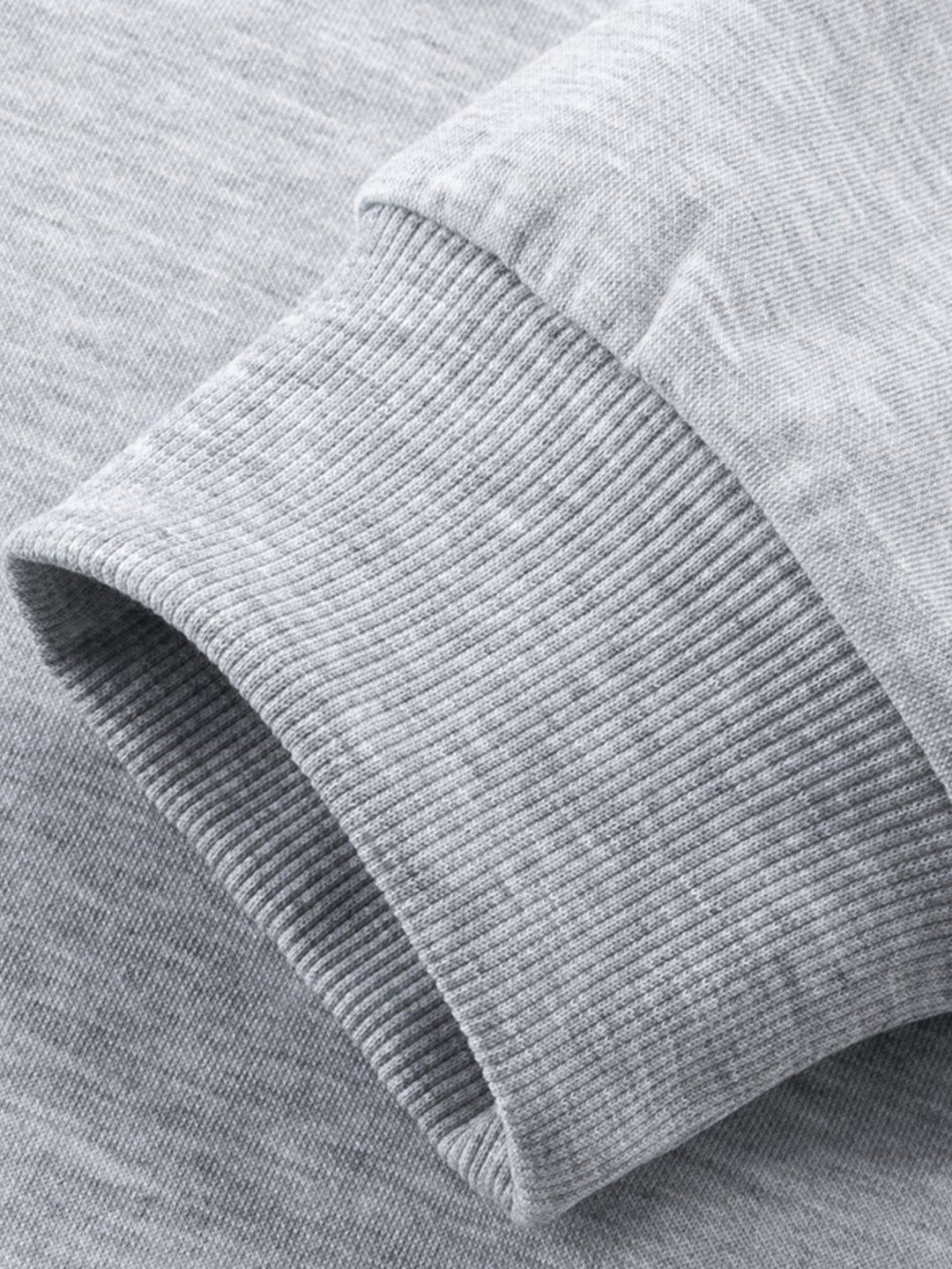 Contrast Zipper Polo Collar Sweatshirt