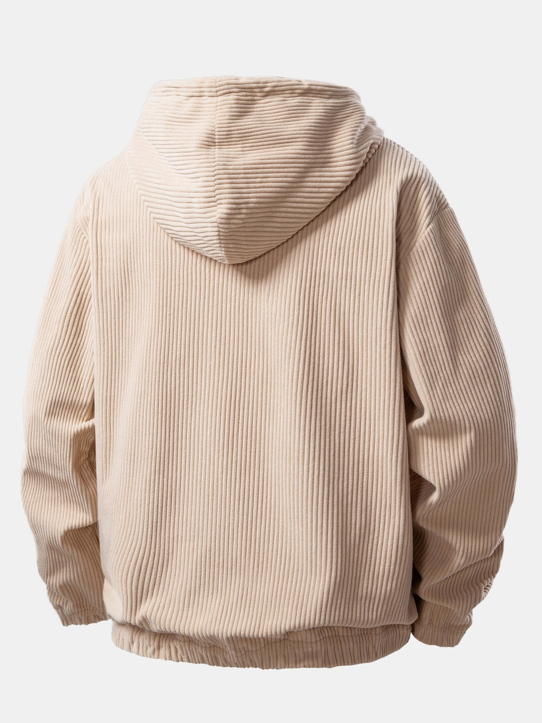 Corduroy Hoodie With Kangaroo Pocket