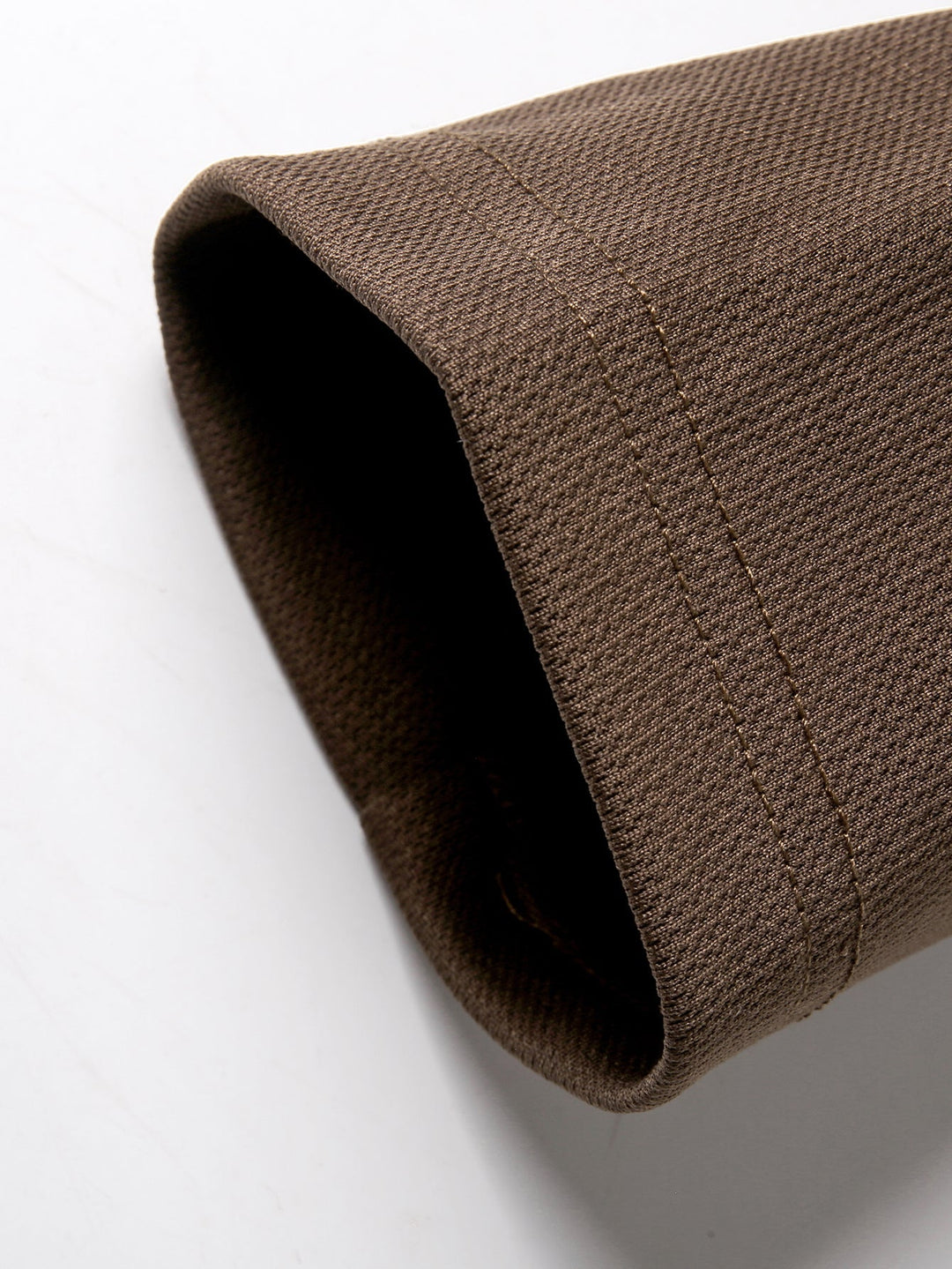 Relax Fit 2 In 1 Notched Collar Textured T-Shirt