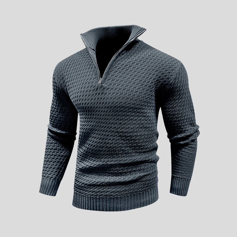 Wilson | Textured Zip-Up Sweater