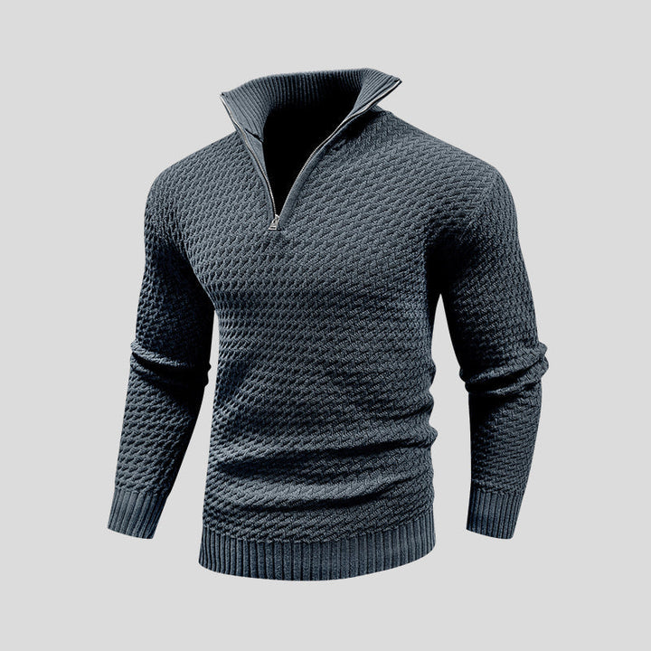 Wilson | Textured Zip-Up Sweater