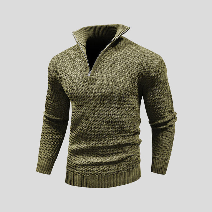 Wilson | Textured Zip-Up Sweater