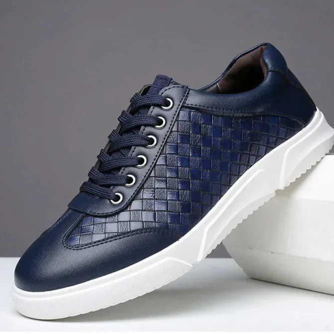 Bordeaux Woven Sneakers