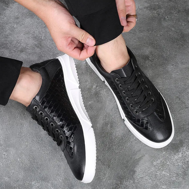 Bordeaux Woven Sneakers