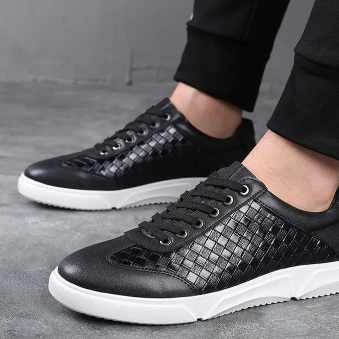 Bordeaux Woven Sneakers