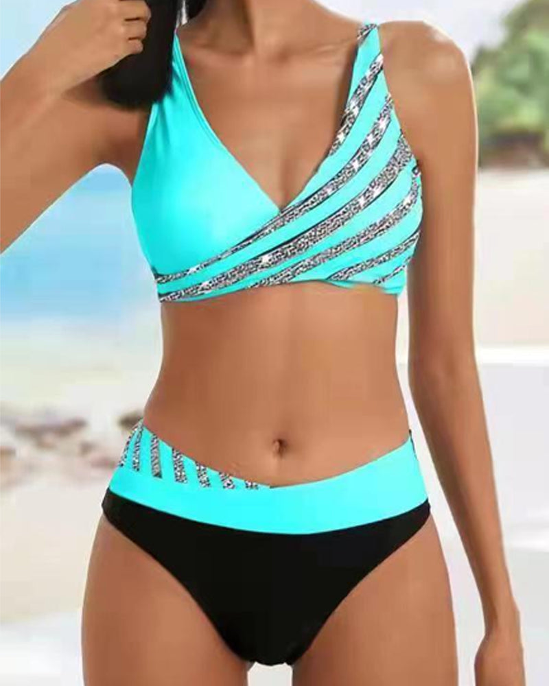 wilson - Printed Bikini in Warm Tones