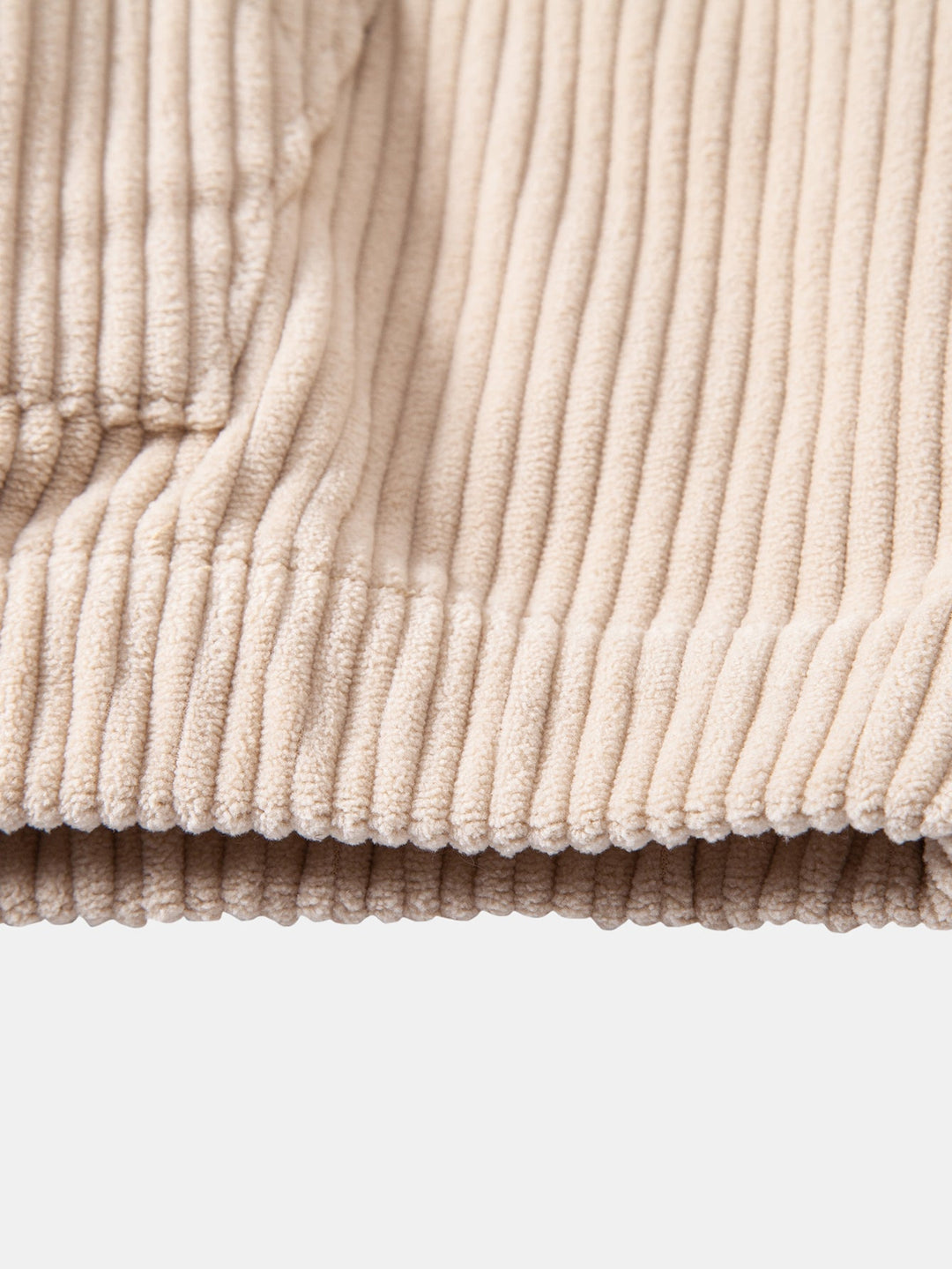 Corduroy Hoodie With Kangaroo Pocket