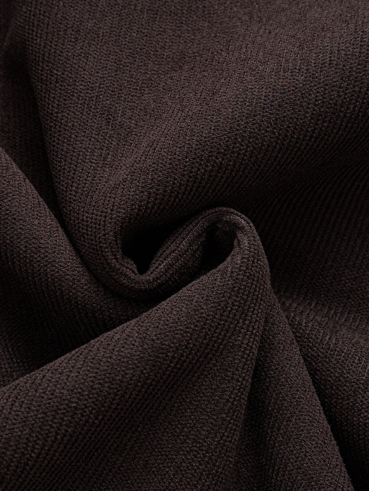Teddy Lined Long Sleeve Corduroy Shirt