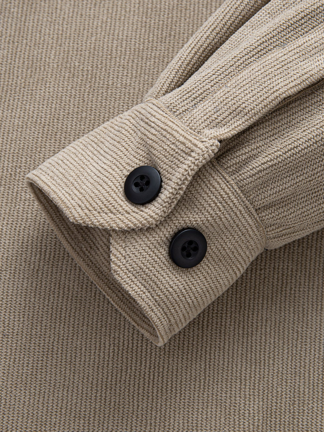 Teddy Lined Long Sleeve Corduroy Shirt