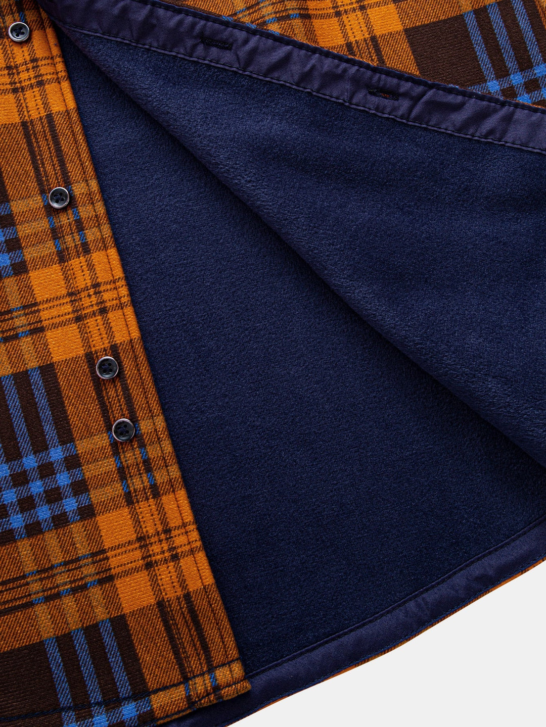 Flannel Fleece Lined Plaid Button Up Shirt