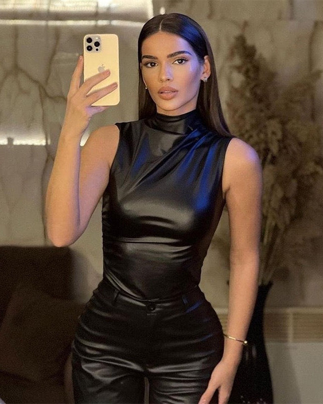 Muse™ | Luxe Leather Top