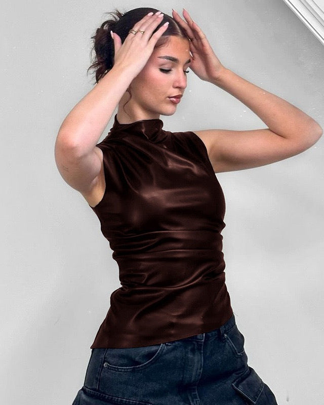 Muse™ | Luxe Leather Top